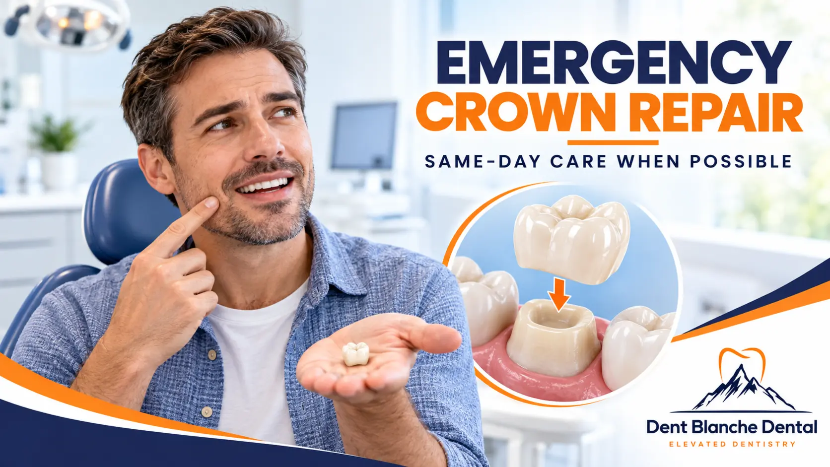Emergency Same-Day Crown Repair: What to Do Right Now